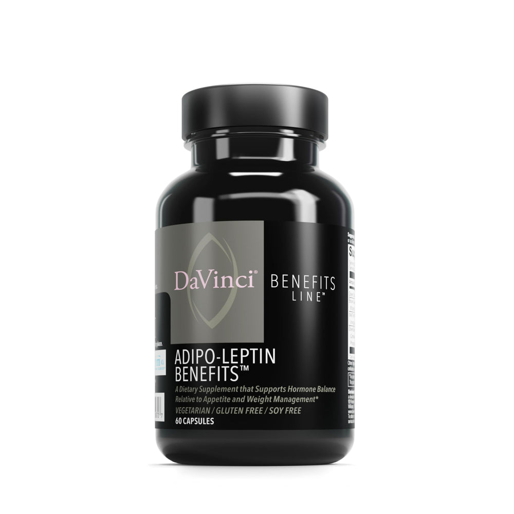 DAVINCI Adipo-Leptin Benefits bottle front view