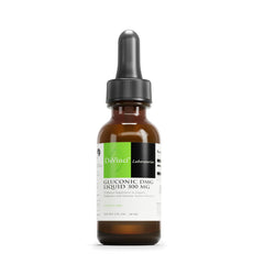 Front view of DaVinci Gluconic DMG Liquid 300mg bottle