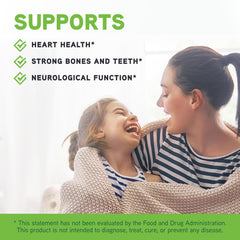 Illustration of heart, bones, and nerves highlighting health benefits of magnesium citrate