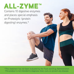 Gluten-free All-Zyme product label