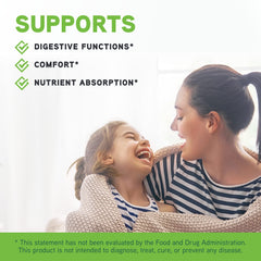 Illustration of digestive enzymes included in All-Zyme