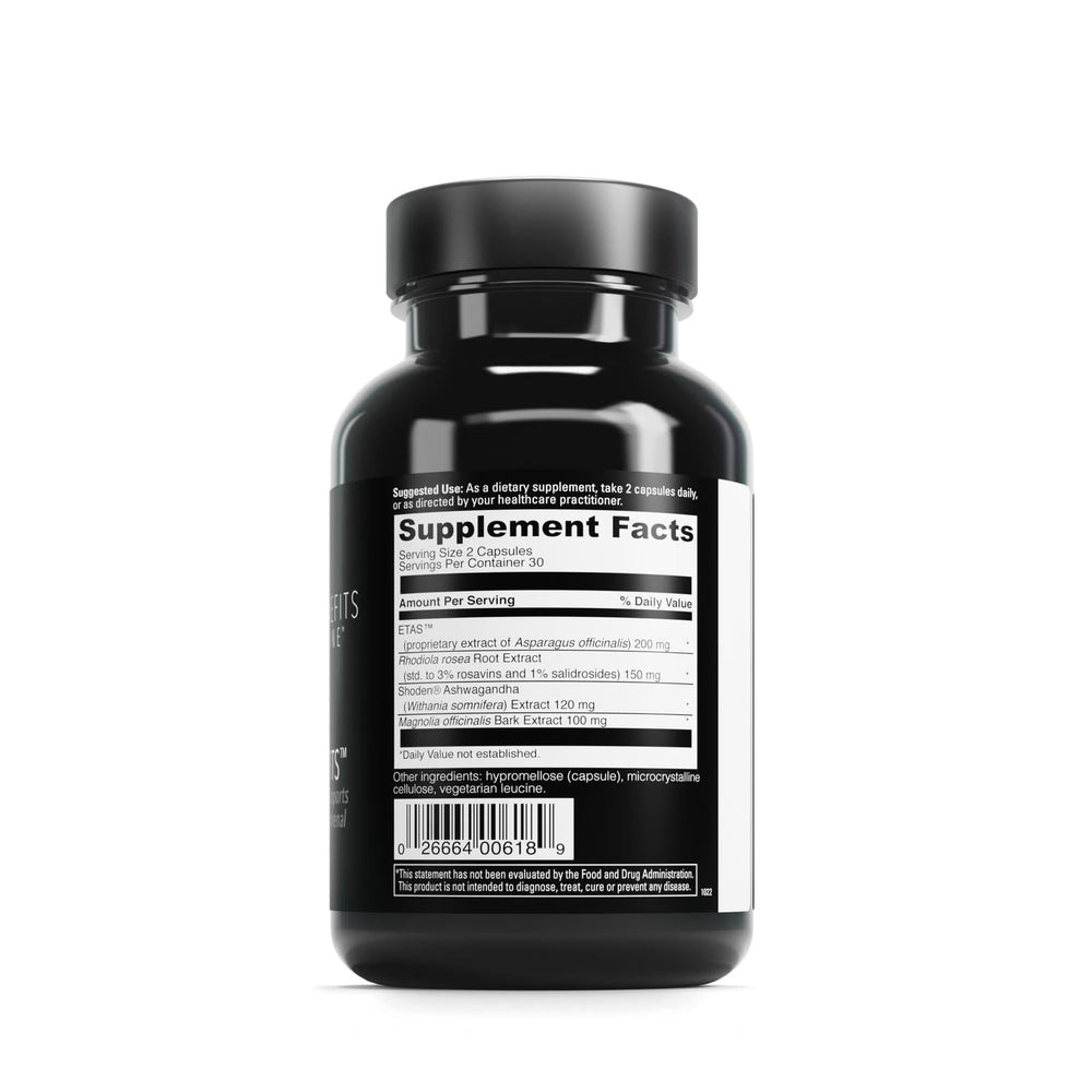 Ashwagandha extract used in DaVinci Labs Cortisol Benefits