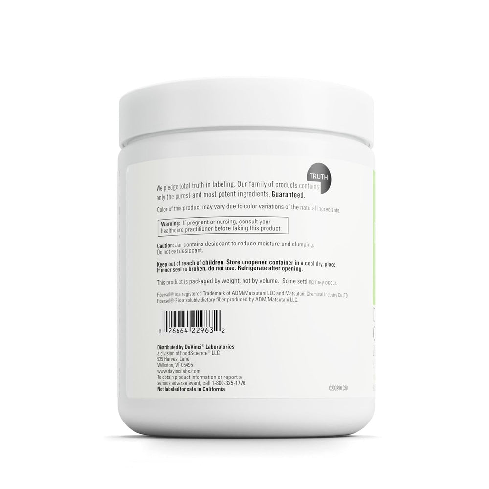 Cranberry juice powder with calcium and prebiotic fiber ingredients