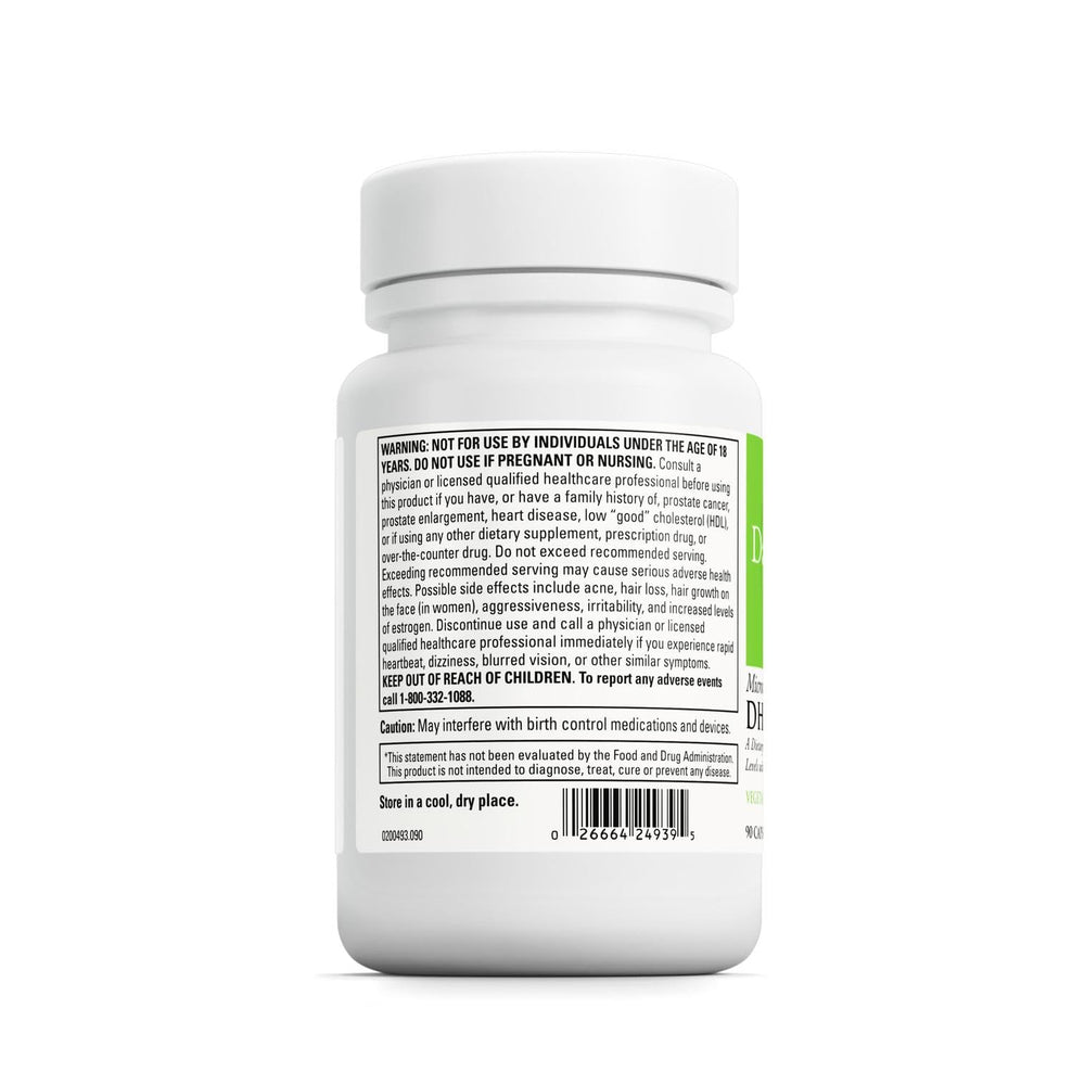 Packaging label for DAVINCI Labs DHEA 10mg