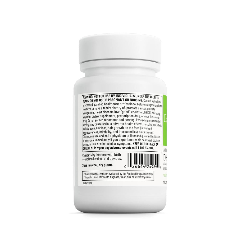 Ingredients panel for DAVINCI Labs DHEA 25 mg