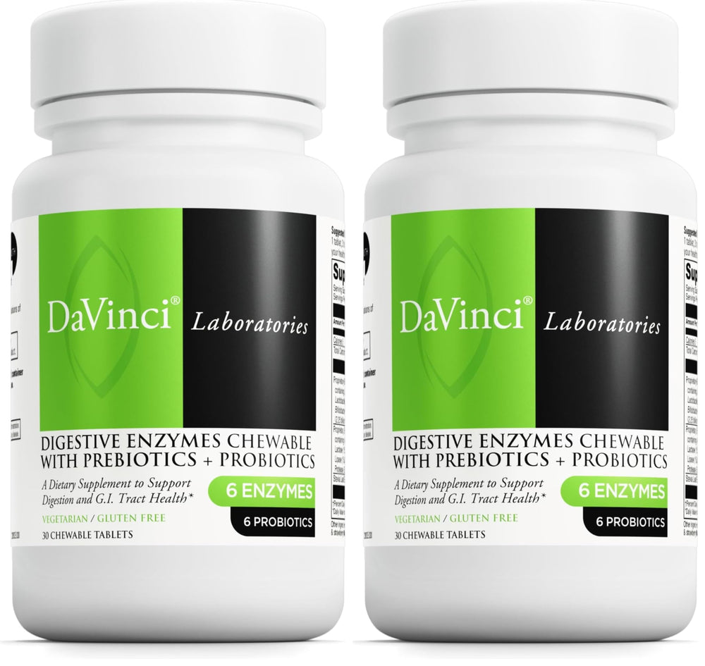 Front view of DAVINCI Mega Probiotic ND Chewable packaging