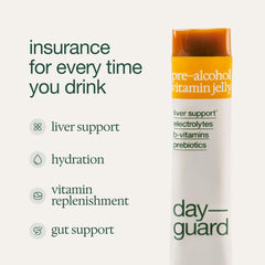 DayGuard mango jelly-stick in-packaging for on-the-go prep