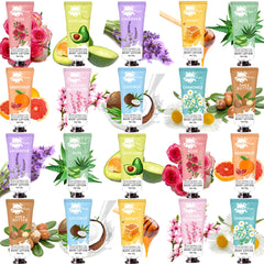 DBEAUTYM 20-pack lotion assortment with natural extracts for versatile hydration