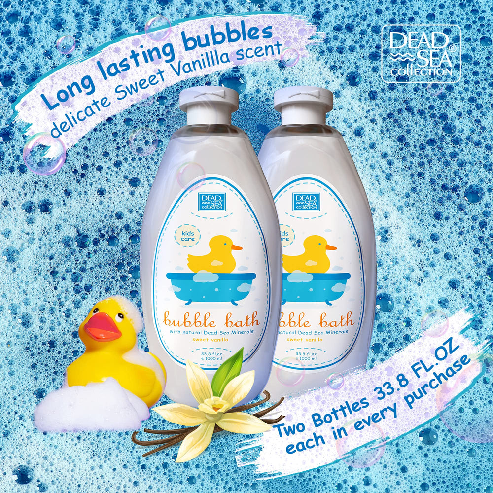 Kids enjoying a bubbly bath with imaginative bubbles