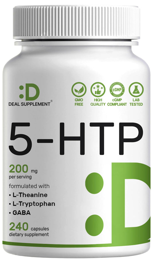 Deal Supplement 5-HTP bottle with 240 capsules