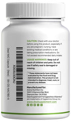 Close-up of NAC 1000mg capsules with 240-count bottle