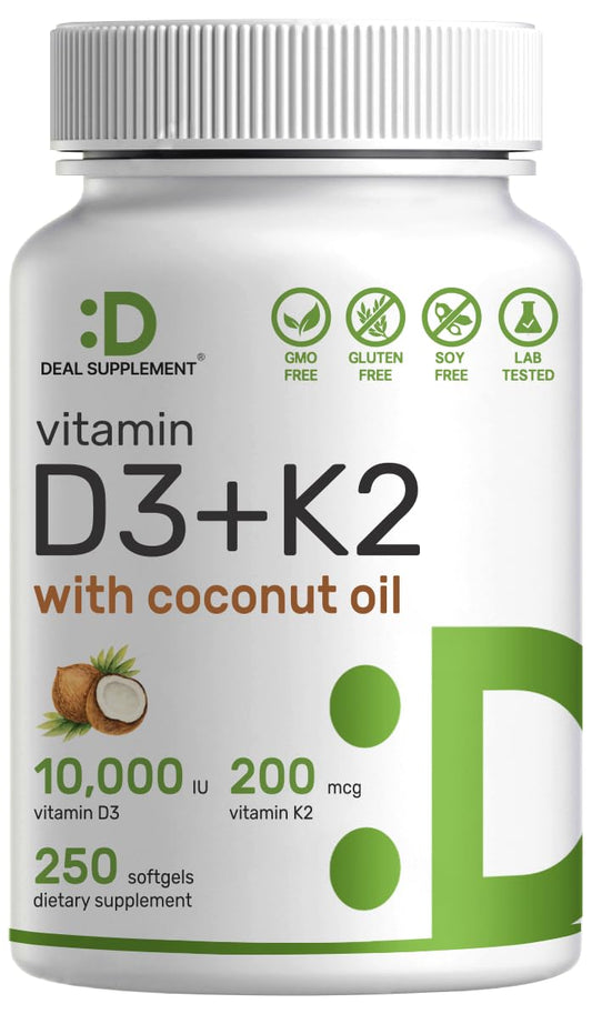 Hero image for DEAL SUPPLEMENT Vitamin D3 and K2