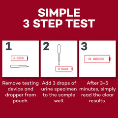 Step 1: add urine to sample well using pipette (DealMed HCG test)