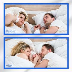 Debaishi nasal strip night use promotes quiet sleep ambiance.