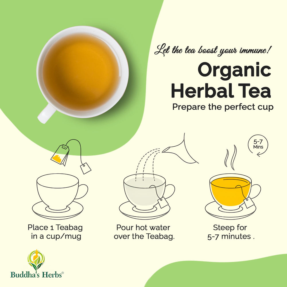 Decaffeinated immune-boosting tea collection