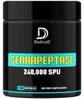 DEDICAD Serrapeptase 240,000 SPU bottle label