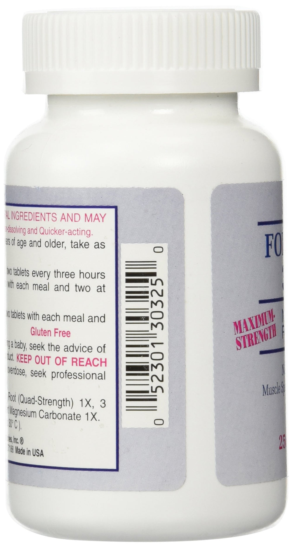 Dee Cee Laboratories Formula 303 box packaging highlights gluten free non GMO quality