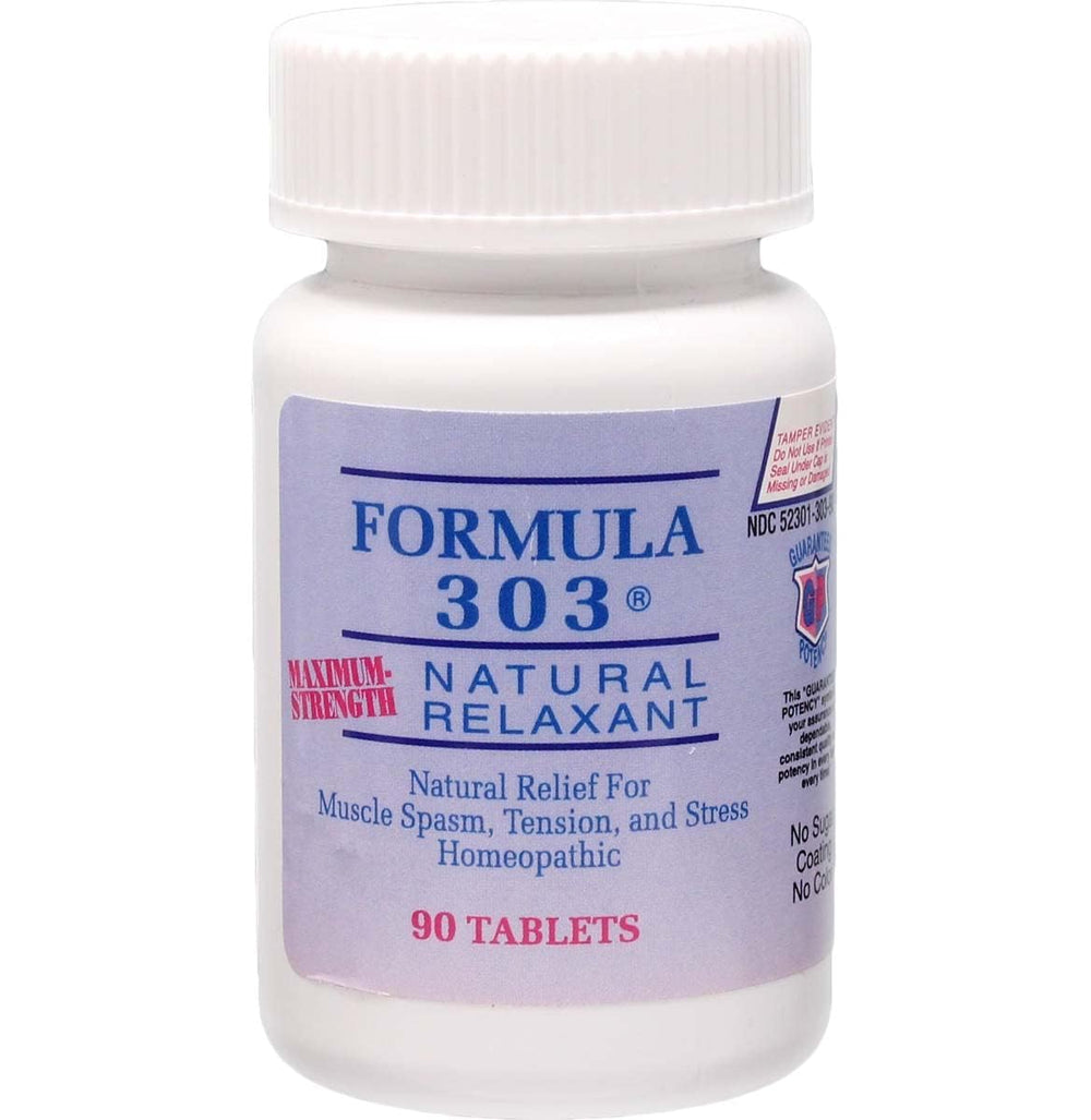 Dee Cee Laboratories Formula 303 Maximum Strength Tablets bottle (90 tablets)
