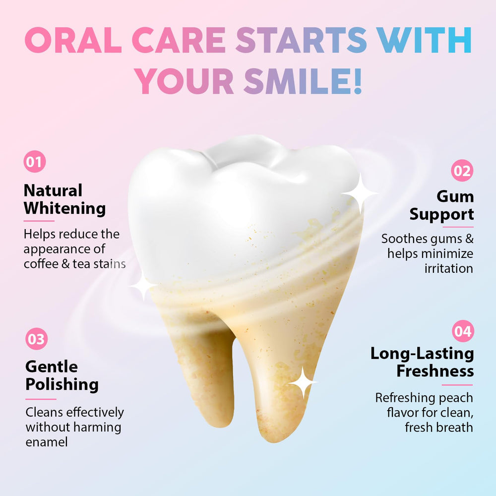 Deep cleaning action of Niacinamide toothpaste