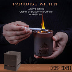 Coconut-soy-beeswax blend candle