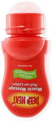 Pack of 2 x 50ml Deep Heat Muscle Massage Roll-On in packaging