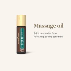Applying Deep Relief to neck and shoulder
