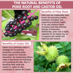 Deep tissue massage oil for joints and muscle relief