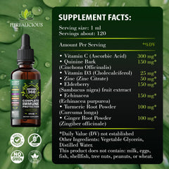 Defence360 Immune Support packaging with box and bottle