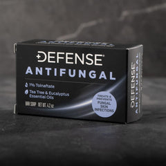 Defense Soap tolnaftate medicated formula highlights active antifungal treatment