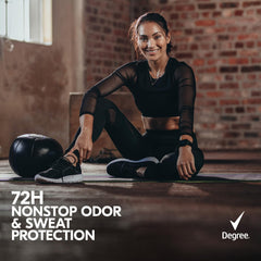 Degree Advanced trusted brand packaging supports active lifestyles