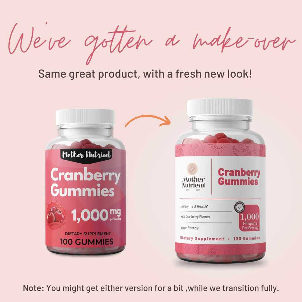 Delicious cranberry gummy flavor