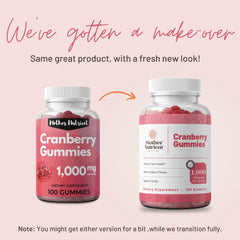 Delicious cranberry gummy flavor