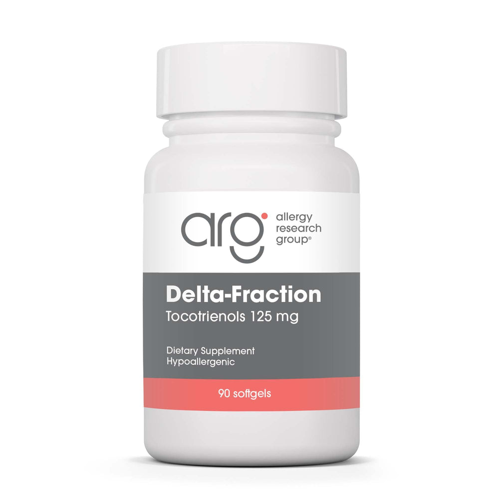 Hero image: Allergy Research Group Delta-Fraction Tocotrienols bottle