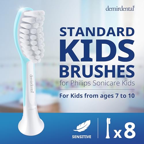 Soft bristles on Demirdental kids brush head