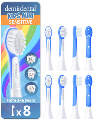 Demirdental Kids Mini Toothbrush Heads in dark blue – close-up