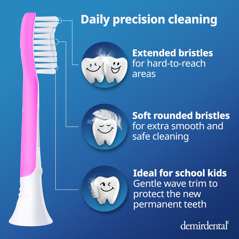 Replacement heads compatible with Philips Sonicare Kids and adults