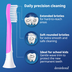 Replacement heads compatible with Philips Sonicare Kids and adults