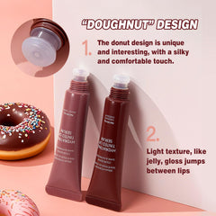 DENESTUP nourishing ingredients highlighted in the gloss formula.