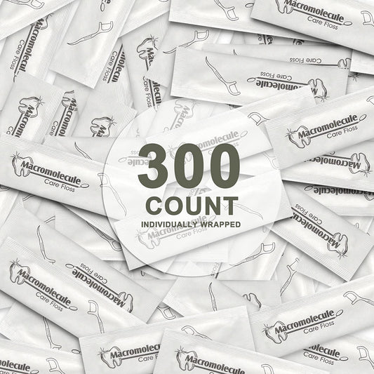 Box of 300 individually wrapped dental floss picks