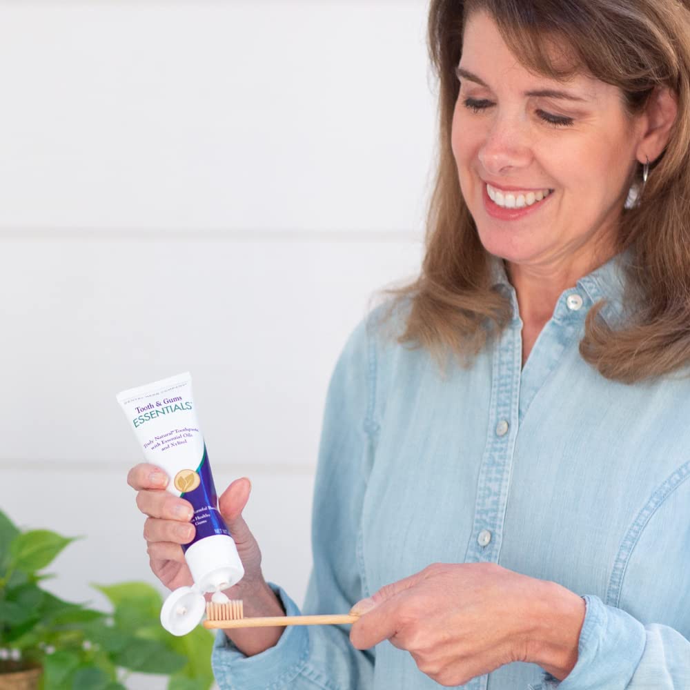 Gum health focus with Essentials toothpaste