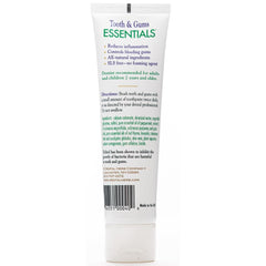 Made in USA stamp on Essentials toothpaste packaging
