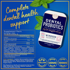 Label showing 3B CFU and probiotic strains
