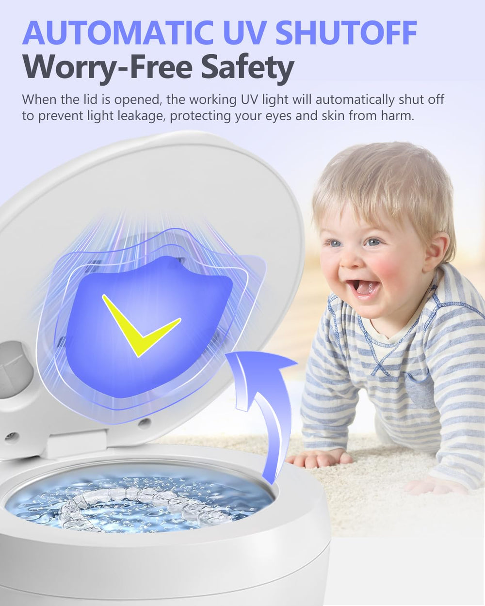 Energy-efficient, quiet ultrasonic cleaner design