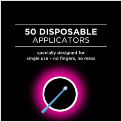 Reusable applicator handle included in the kit