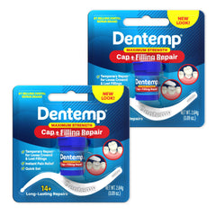 Dentemp loose cap repair pack of 2 – product front view