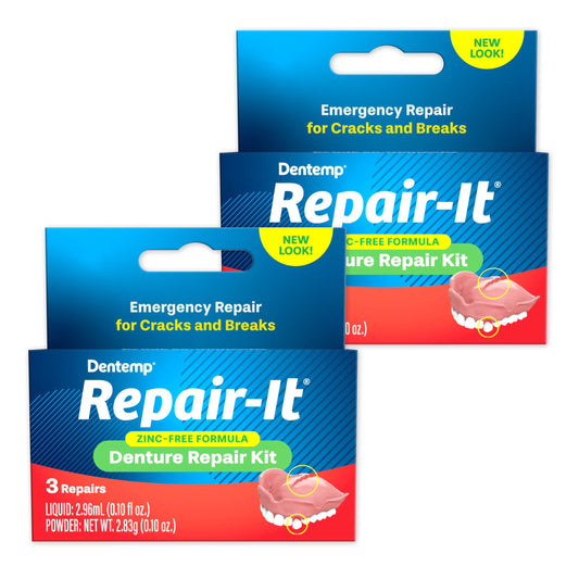 Dentemp Repair-It Advanced Formula Denture Repair Kit box