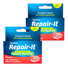 Dentemp Repair-It Advanced Formula Denture Repair Kit box