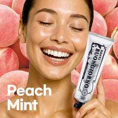 DENTI BUONGIORNO Peach Mint toothpaste packaging