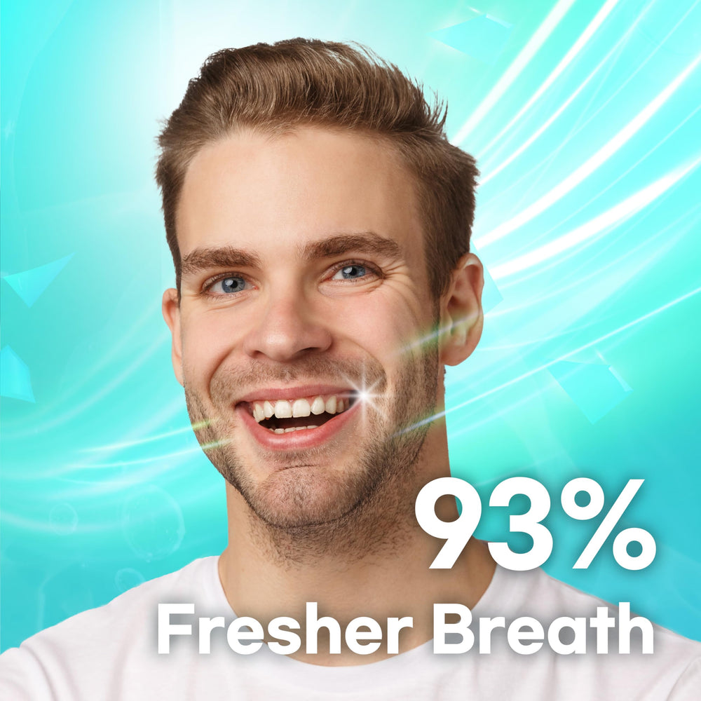 Toothpaste being squeezed onto a toothbrush