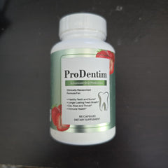 DentimPro-Advanced Oral Support bottle with 60 capsules for healthy teeth, gums and fresh breath